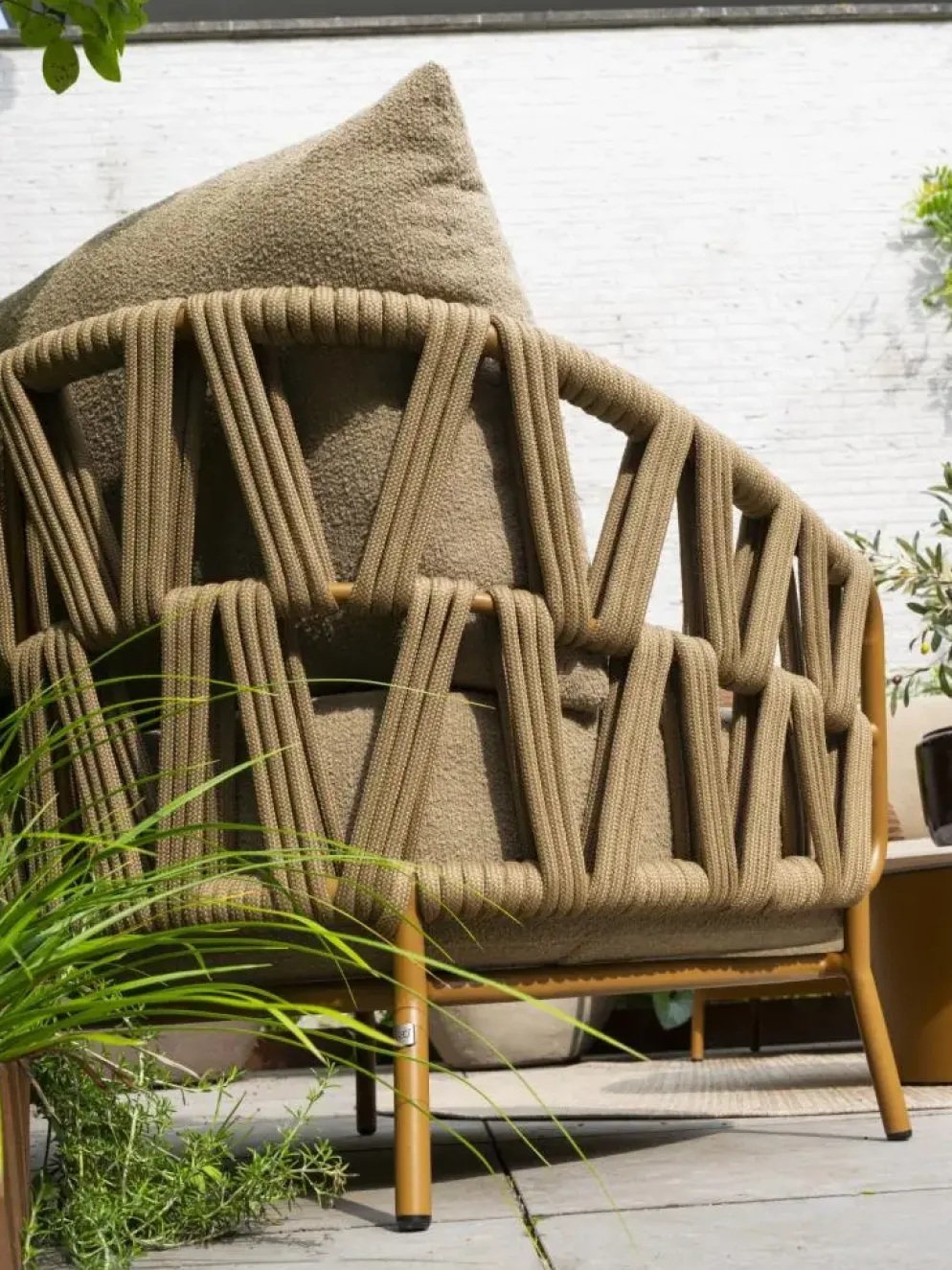 4 Seasons Outdoor stoel-bank loungeset biarritz amber