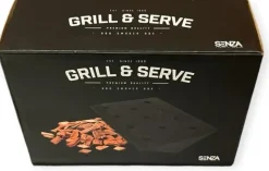 Senza bbq rook box zwart 15,5 cm