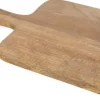 Serveerplank met kom mangohout 43cm