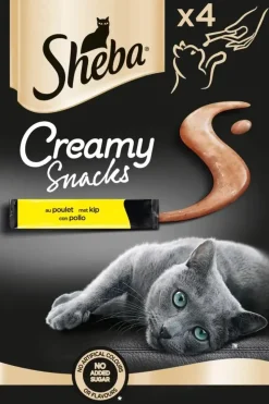 Sheba Creamy Snacks kip 4st, 48g