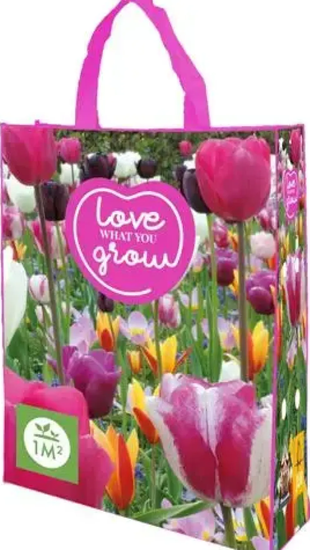 Shop bag love what you grow 30 stuks