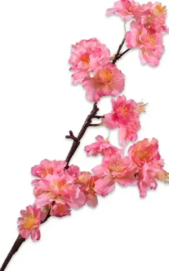 Silk-ka kunsttak bloesem 63cm roze