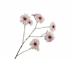 Silk-ka kunsttak margriet 102cm groen, mauve