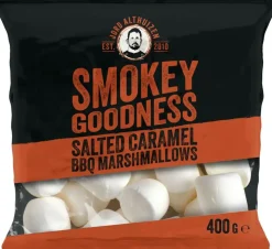 SMOKEY GOODNESS BBQ MARSHMALLOWS SALTED CARAMEL 400 G ZAK