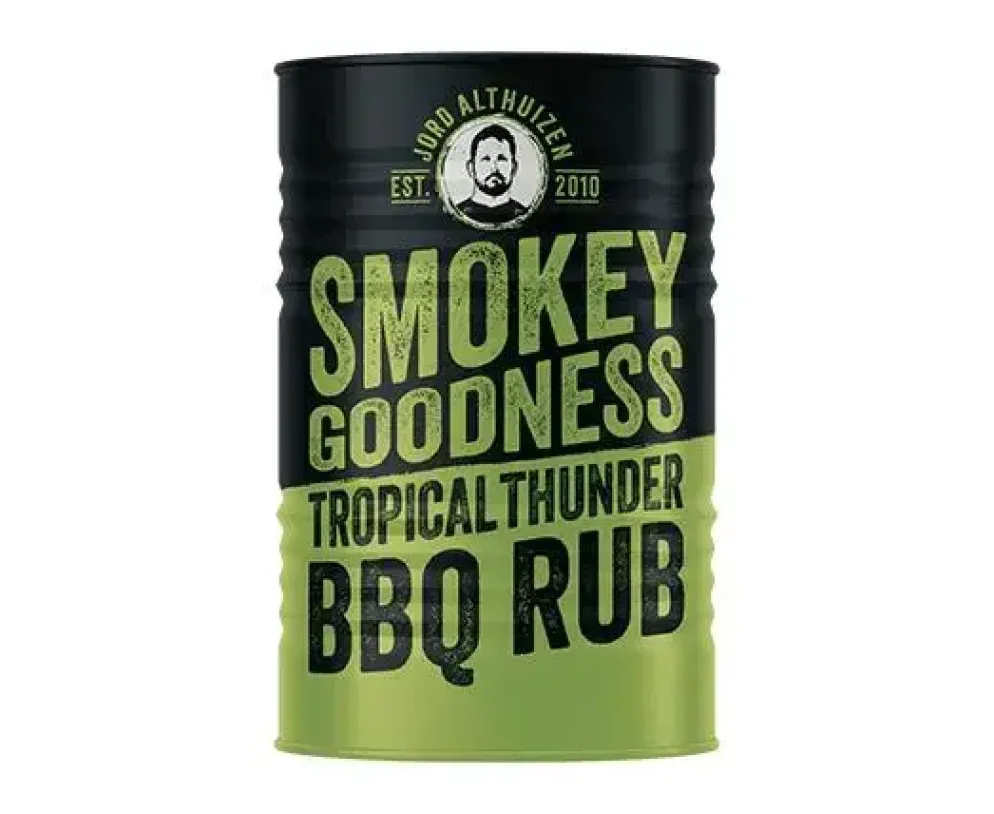 SMOKEY GOODNESS BBQ RUB TROPICAL THUNDER 250 G BLIK
