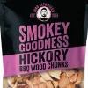 SMOKEY GOODNESS BBQ WOOD CHUNKS HICKORY 750 G STAZAK