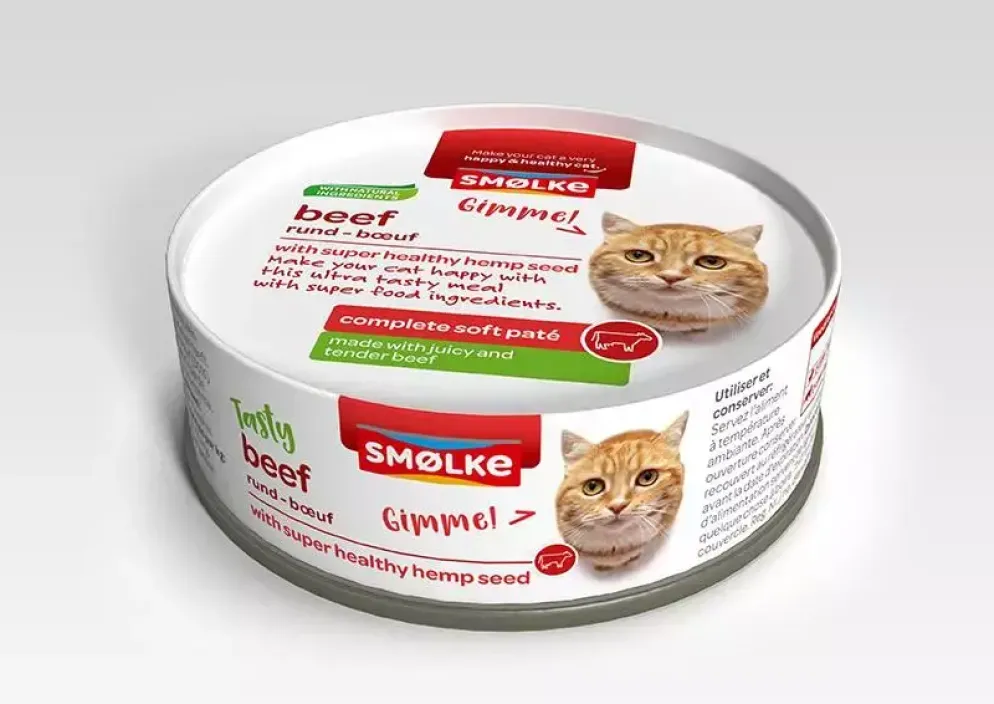 Smolke Soft paté kattenvoer rund 80g