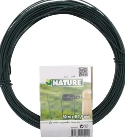 Spandraad geplastific. d1.4mm l30m