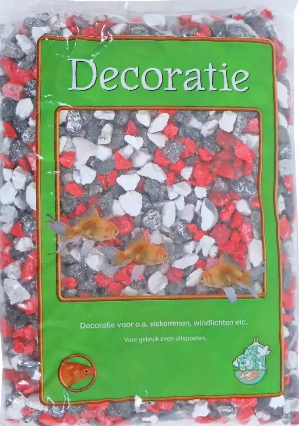 Split mix zwart/wit/rood, zak à 0,9 kg