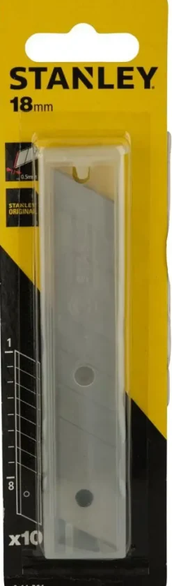 Stanley afbreekmesjes 10 stuks,18mm