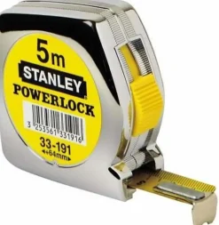 Stanley PowerLock Rolbandmaat – 5 m x 19 mm
