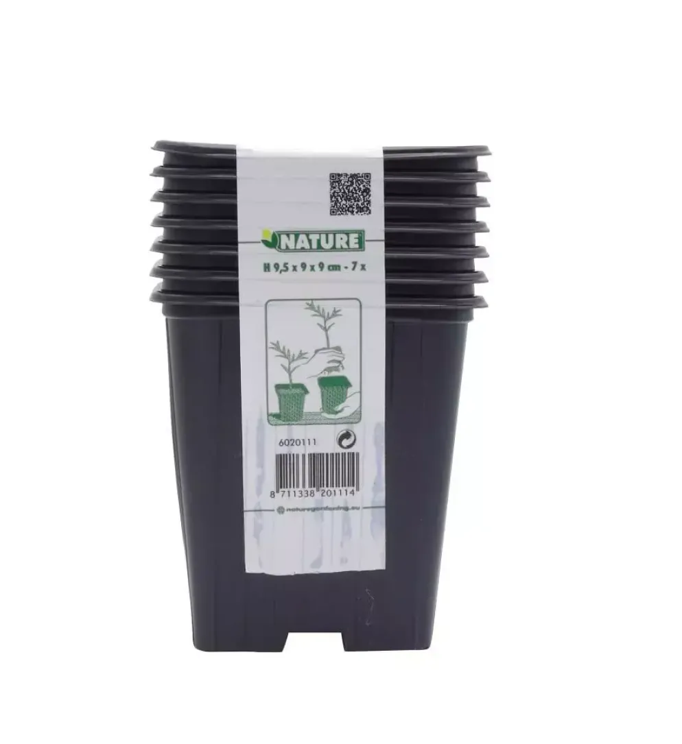 Stekpotjes h9.5b9l9 cm 7st