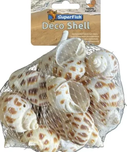 Superfish Aquariumdecoratie schelp spiraal gestreept 200GRM