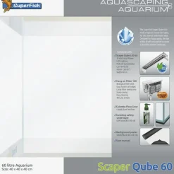Superfish aquarium Scaper Qube 60l
