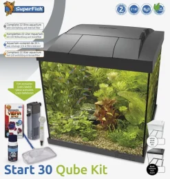 Superfish Aquarium start 30 qube kit zwart 1Stuk