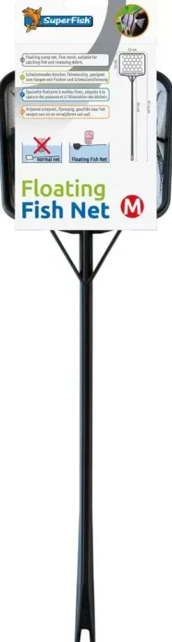 Superfish drijvend schepnet fijnmazig 40cm