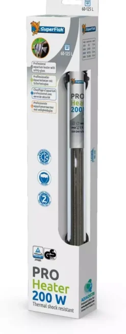 Superfish Pro heater 200w 60-125l (35cm)