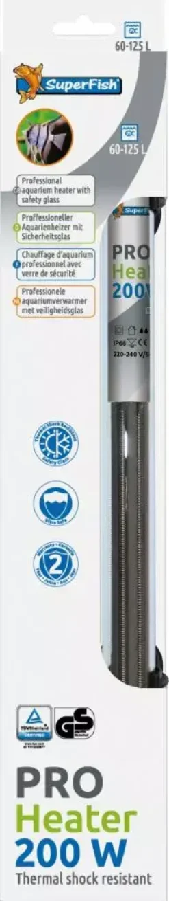 Superfish Pro heater 200w 60-125l (35cm)