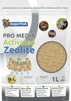 Superfish Waterneutralisatie pro media actif zeo 1000MLT
