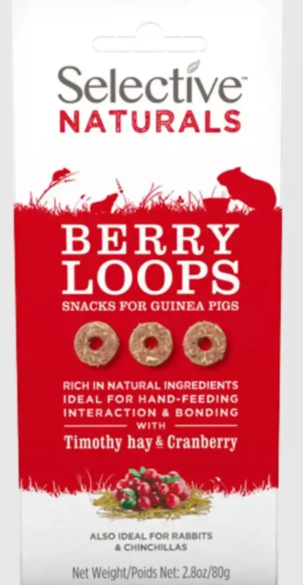 Supreme Selective Naturals Berry Loops hooi & cranberry 80g