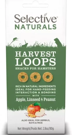 Supreme Selective Naturals Harvest Loops appel, lijnzaad & pinda 80g