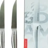 Swiss diamond steakmes rvs 23cm set van 2