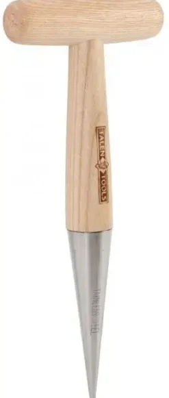 Talen Tools T-pootstok essenhout/rvs