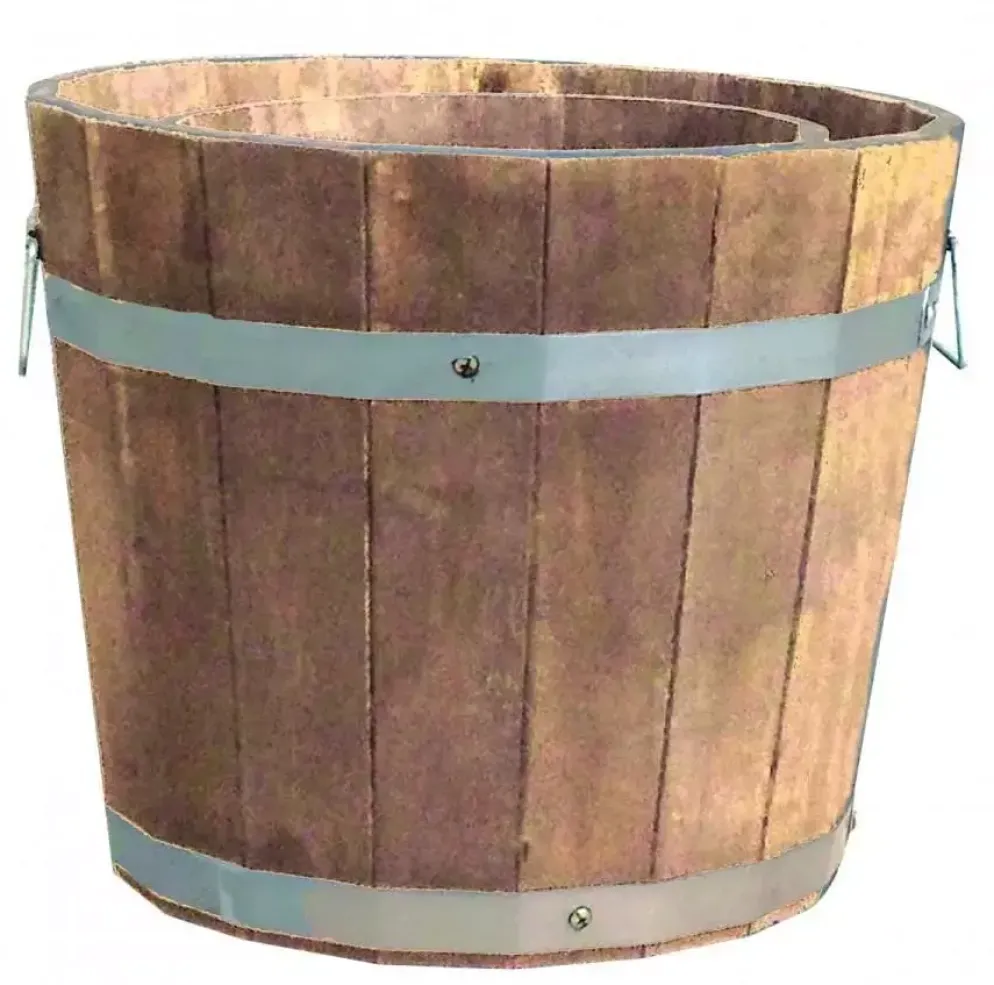 Terraliet bloempot 38x32cm bruin