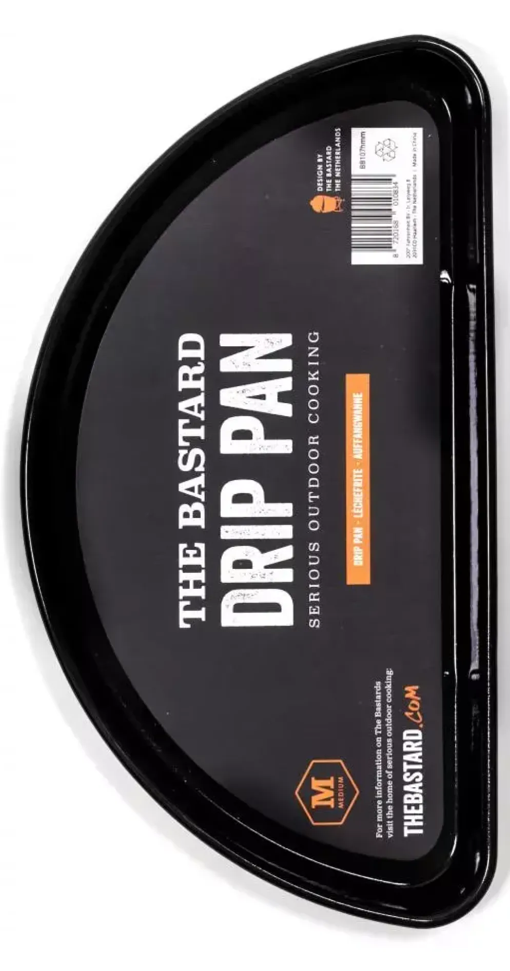 The Bastard drip pan Compact half moon