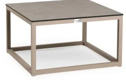 Tierra Outdoor bijzettafel rio coffee table medium trespa ophira 60x60x35cm champagne