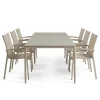 Tierra Outdoor diningset elegant 220 foxx champagne