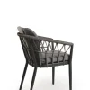Tierra Outdoor dining tuinstoel santafe charcoal