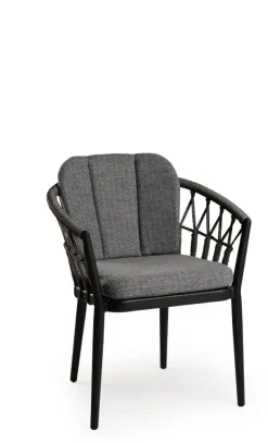 Tierra Outdoor dining tuinstoel santafe charcoal