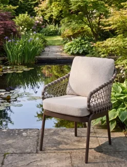 Tierra Outdoor dining tuinstoel juno chocolat