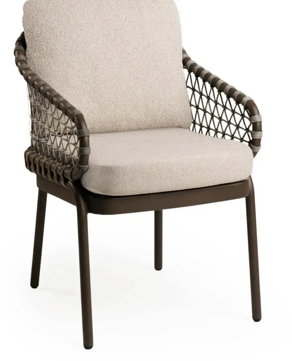 Tierra Outdoor dining tuinstoel juno chocolat