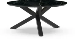 Tierra Outdoor dining tuintafel omnigo marble trespa 150x74.5cm charcoal