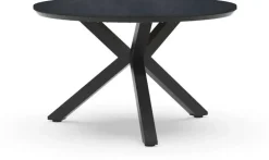 Tierra Outdoor dining tuintafel orbital graphite trespa 120x74.5cm charcoal