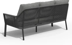 Tierra Outdoor loungebank liv 3-zits charcoal
