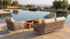 Tierra Outdoor loungebank nuri champagne