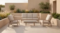 Tierra Outdoor lounge tuinstoel sevilla champagne