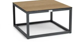 Tierra Outdoor lounge tuintafel rio bergamo trespa 60x60x35cm charcoal