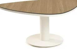Tierra Outdoor lounge tuintafel coco graphite trespa 91x64.5x43cm crème white