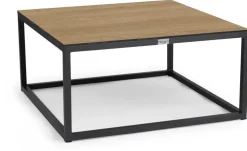 Tierra Outdoor lounge tuintafel rio bergamo trespa 80x80x40cm charcoal