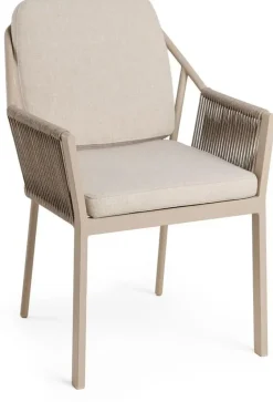 Tierra Outdoor stapelbare dining tuinstoel liv champagne