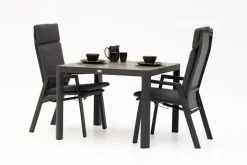 Trestino diningset gironde 100 frazer antraciet