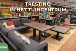 Trestino dining tuintafel fayet 158x75cm latte