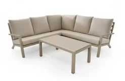 Trestino hoekset azzurro champagne