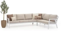 Trestino hoekset lectoure wit