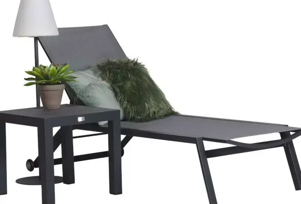 Trestino ligbed sunlounger antraciet