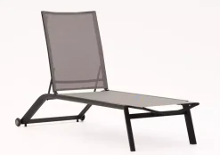Trestino ligbed sunlounger zwart